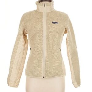 Patagonia Cream Sherpa Full-Zip Jacket